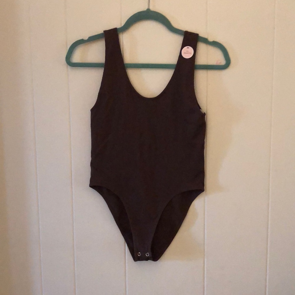 Forever 21 Brown bodysuit in Medium